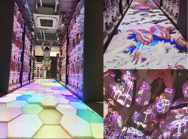 AI カメラ×プロジェクション演出